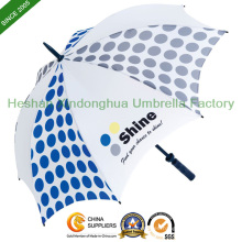 30" automático de fibra de vidrio a prueba de viento personalizados paraguas de Golf (GOL-0030BFA)